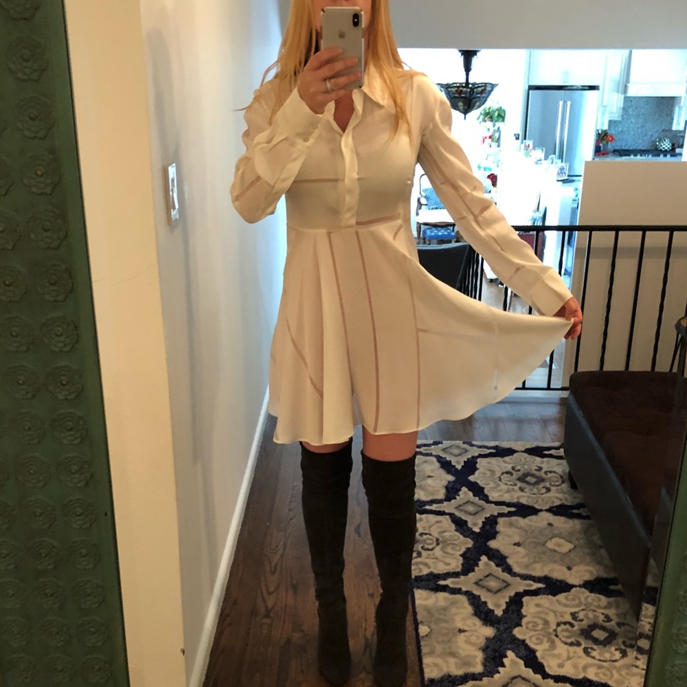 Stella McCartney white shirt dress
